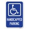 Signmission Handicapped Parking Handicapped Symbol Heavy-Gauge Aluminum Sign, 12" x 18", A-1218-23918 A-1218-23918 - alternate 1